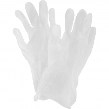 Перчатки виниловые L,S,M