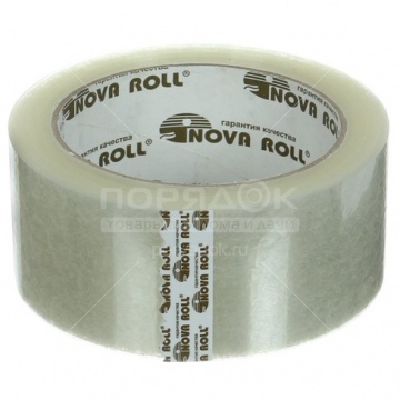Скотч Nova Roll прозрачный 48 мм, 66м